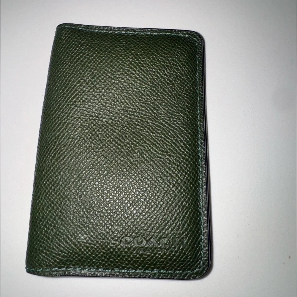 Green Coach Card Holder (Men’s) - Picture 2 of 2